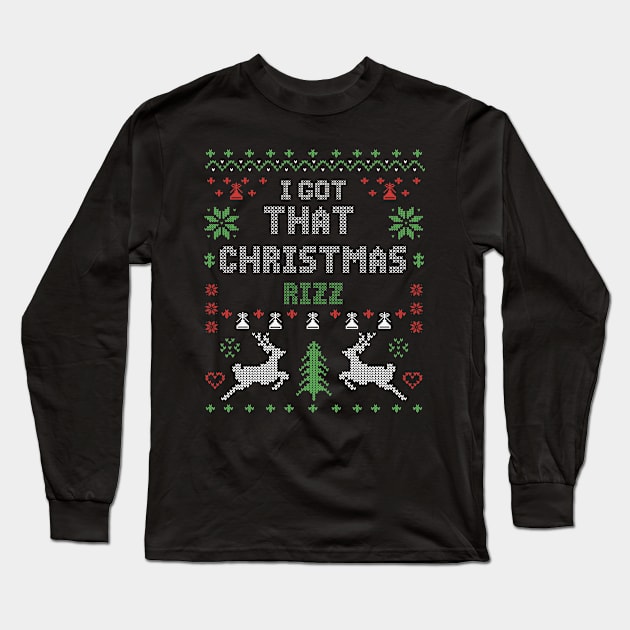 I Got That Christmas Rizz Long Sleeve T-Shirt by Merchsides